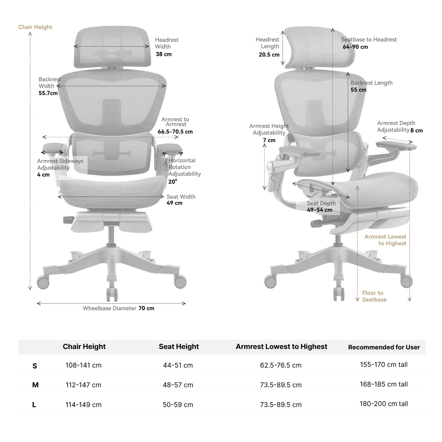 HINOMI H1 Pro Ergonomic Chair(Test)